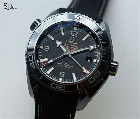 omega planet ocean deep black replica|omega seamaster gmt black.